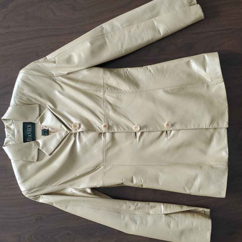 Danier Tan Leather Jacket